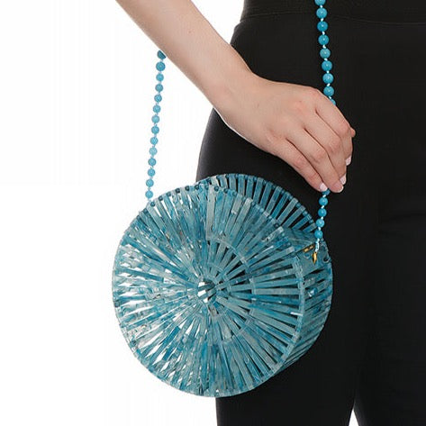 Luna Shoulder Bag | Azure