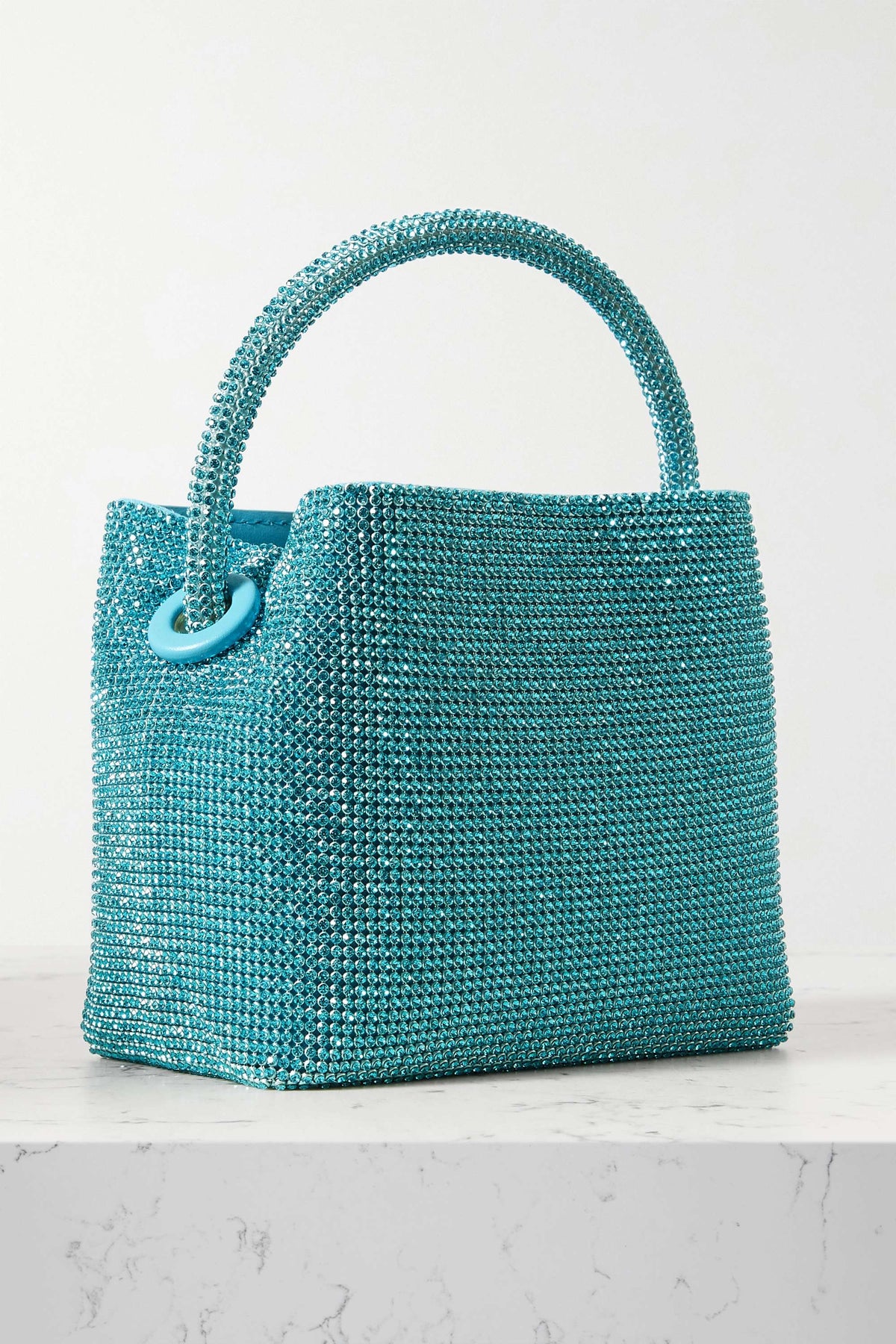 Solene Mini Rhinestone Bag | Blue